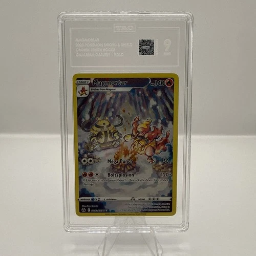 Magmortar GG03/GG70 SWSH: Crown Zenith: Galarian Gallery Holo TAG 9 MINT