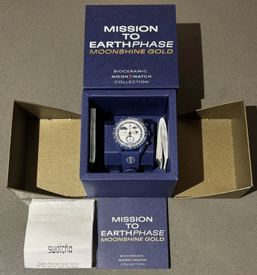 OMEGA X Swatch: Mission To Earthphase - Moonshine Gold - Snoopy