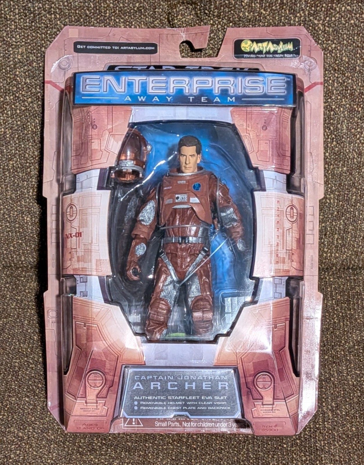 STAR TREK: ENTERPRISE Away Team Captain Jonathan Archer Art Asylum Action Figure