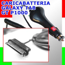 Caricabatteria cavo auto  per SAMSUNG GALAXY TAB GT P1000