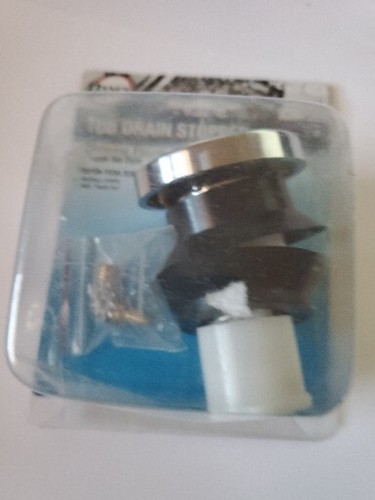DANCO Universal Touch-Toe Push Button Tub Stopper Chrome 2 Inch - Picture 2 of 4