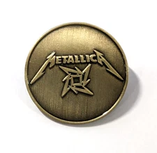 Metallica ' Logo Symbol ' Heavy metal band Enamel Lapel Patch Metal Brooch Pin