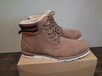 Kkyc Mens Boots Fashion Waterproof Hiking Boots Size 13