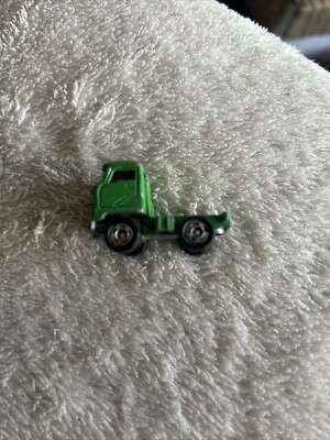 Tomica Tomy Pocket Cars Green Hino Semi Trailer Truck Cab - Loose