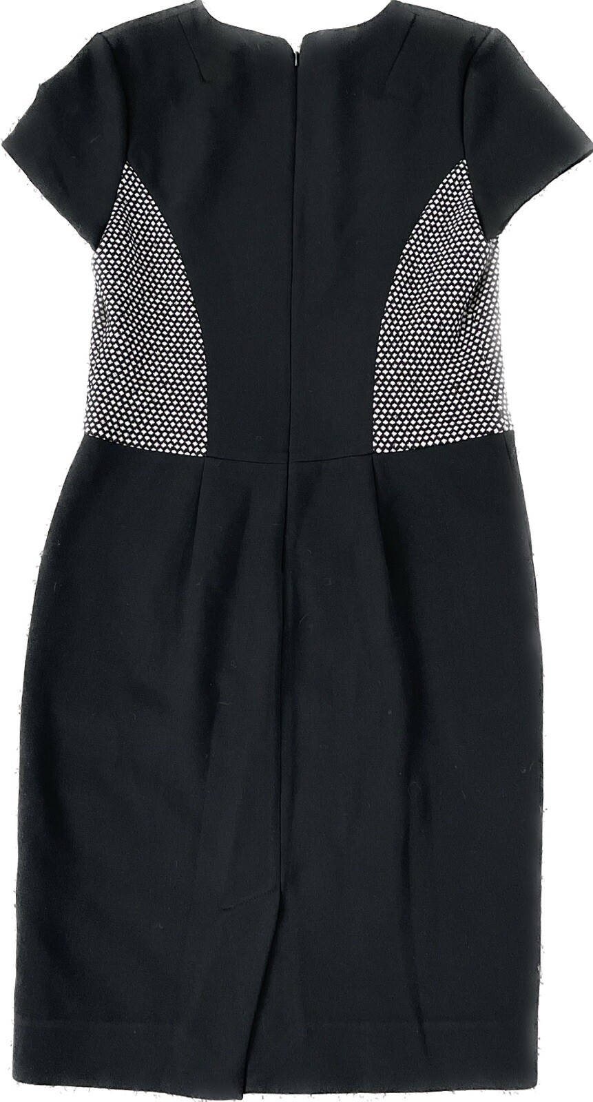 L'AGENCE Black with White Pattern Insert Short Sl… - image 2