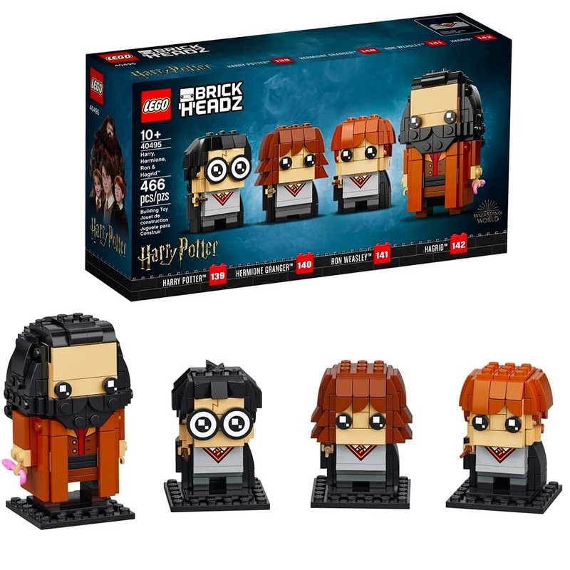 NEW LEGO 40495 Harry, Hermione, Ron & Hagrid Brickheadz