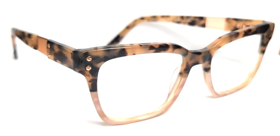 L.A.M.B LA045 TOR MARRÓN TORTUGA MARFIL MÁRMOL UNISEX MARCOS DE GAFAS 52-18-140 Foto 2 de 4