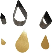 3 Size Blade Rule Die Cut cutter Steel Punch Tear Drop Cutting Mold Dies for DIY