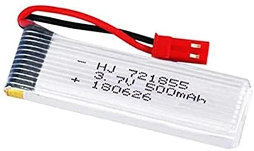 4er Set LiPo Akku 3.7V 500mAh für RC Drohnen mit Ladegerät UDI WLtoys - Bild 4 von 4