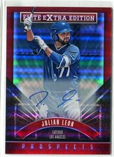 2015 Elite Extra Edition Julian Leon AUTO AUTOGRAPH RC LA LOS ANGELES DODGERS