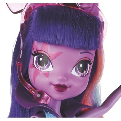 My Little Pony Equestria Girls Twilight Sparkle Doll (Neon Rainbow Rocks) |  eBay