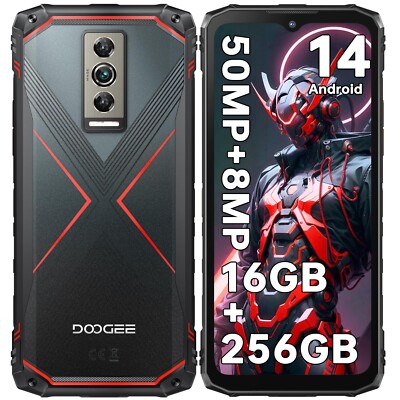 DOOGEE Blade 10Pro Rugged Phone 16GB+256GB Android 14 5150mAh Phone Nano+Nano+TF