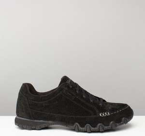 skechers bikers lace trainers ladies
