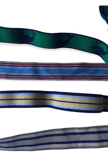 Woven&Knit&Elasticized Sewing Trim Ribbon Lot Suspender CottageCore BlueMulticol - Picture 4 of 6
