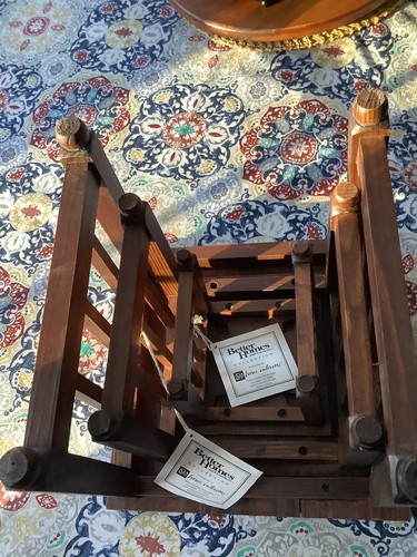 Home Interiors Wood Risers/Display Stands 3 pcs NOS. COLLECTIBLE - Picture 10 of 10