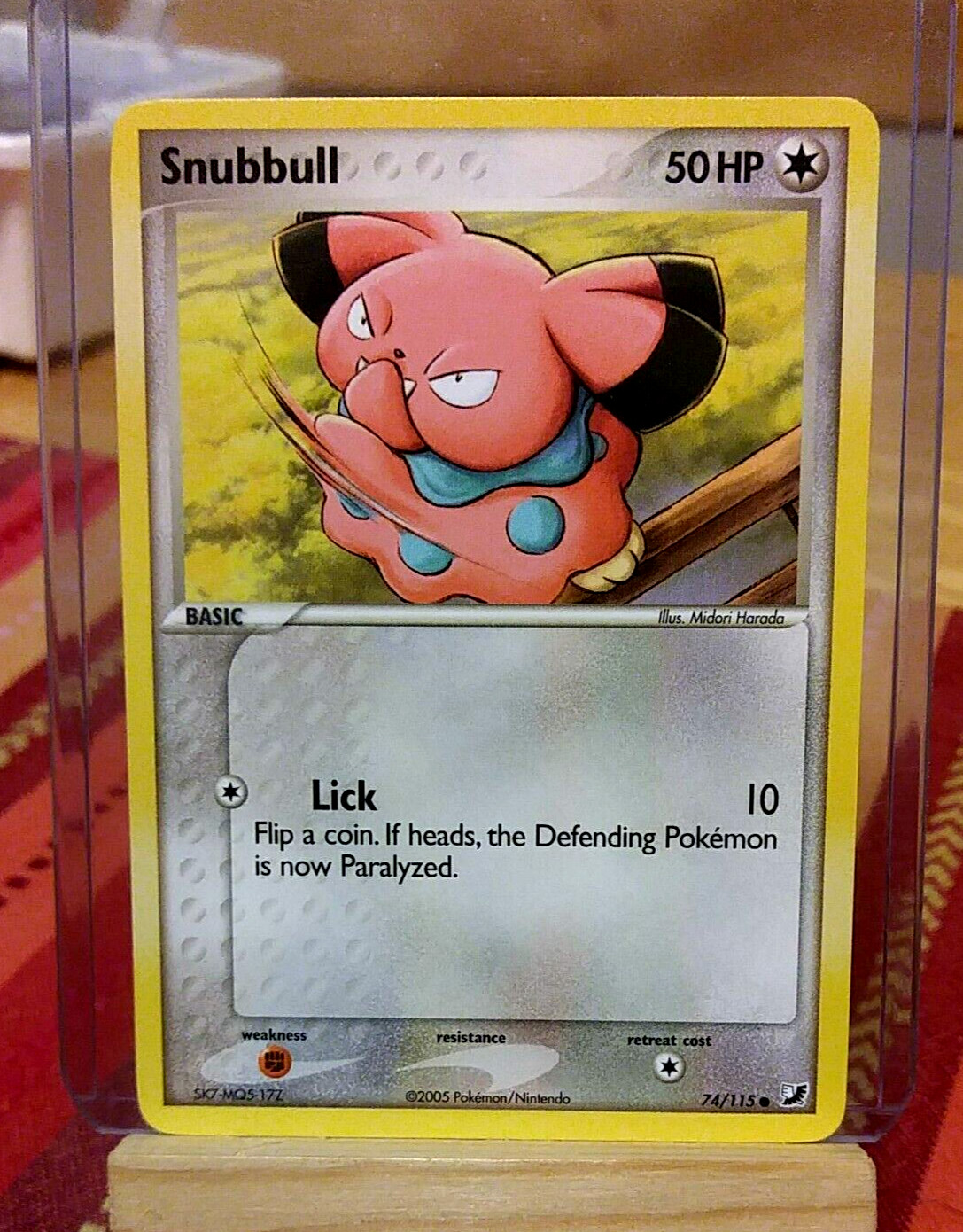 POKEMON Snubbull 74/115 EX Unseen Forces, Common, NM Condition
