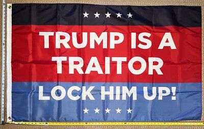Trump For Prison Flag FREE SHIP T Arrest Trump B Biden Harris Democrat Sign 3x5'