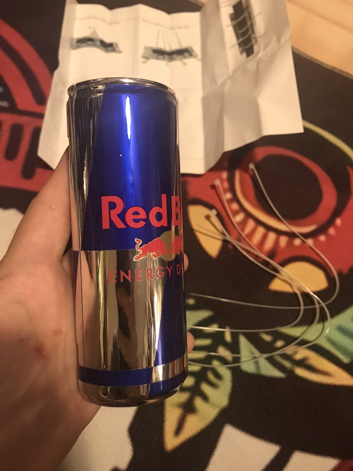 red bull can koozie