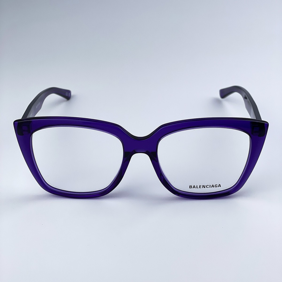 Balenciaga Women AUTHENTIC Eyeglasses Violet Demo Logo  display picture 2