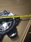 Vintage Black Glass Leaf Plate Silver Stripe Estate JJ #114 — photo 9