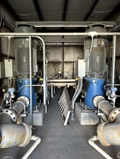 Two Simflo Vertical Pump SD10C 600 gpm @ 1245 ft/head 300 HP w/ AB VFD MCC