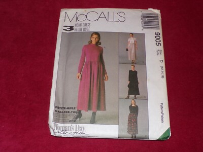 McCALL'S #9005 - LADIES MODEST (3 HOUR) DAY or EVENING DRESS PATTERN 12-16  FF | eBay