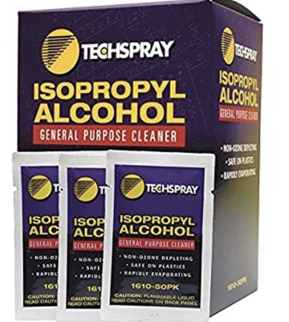 Techspray Isopropyl Alcohol Cleaning Wipes 161050pk 99 IPA for sale online eBay
