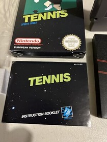 Tennis Nintendo NES European Version Game Complete Boxed