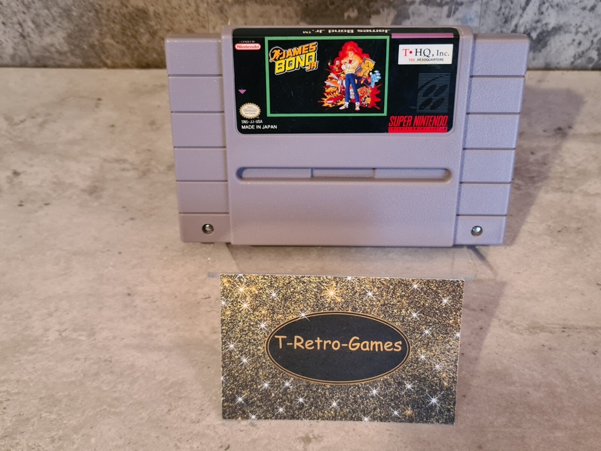 Nintendo Retro Games Hq SNES Super Nintendo James Bond Jr NTSC USA