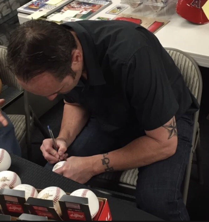 Adam Kennedy "WS Champ" Angels 2002 signed World Series Baseball BAS COA Beckett - Image 3 of 3