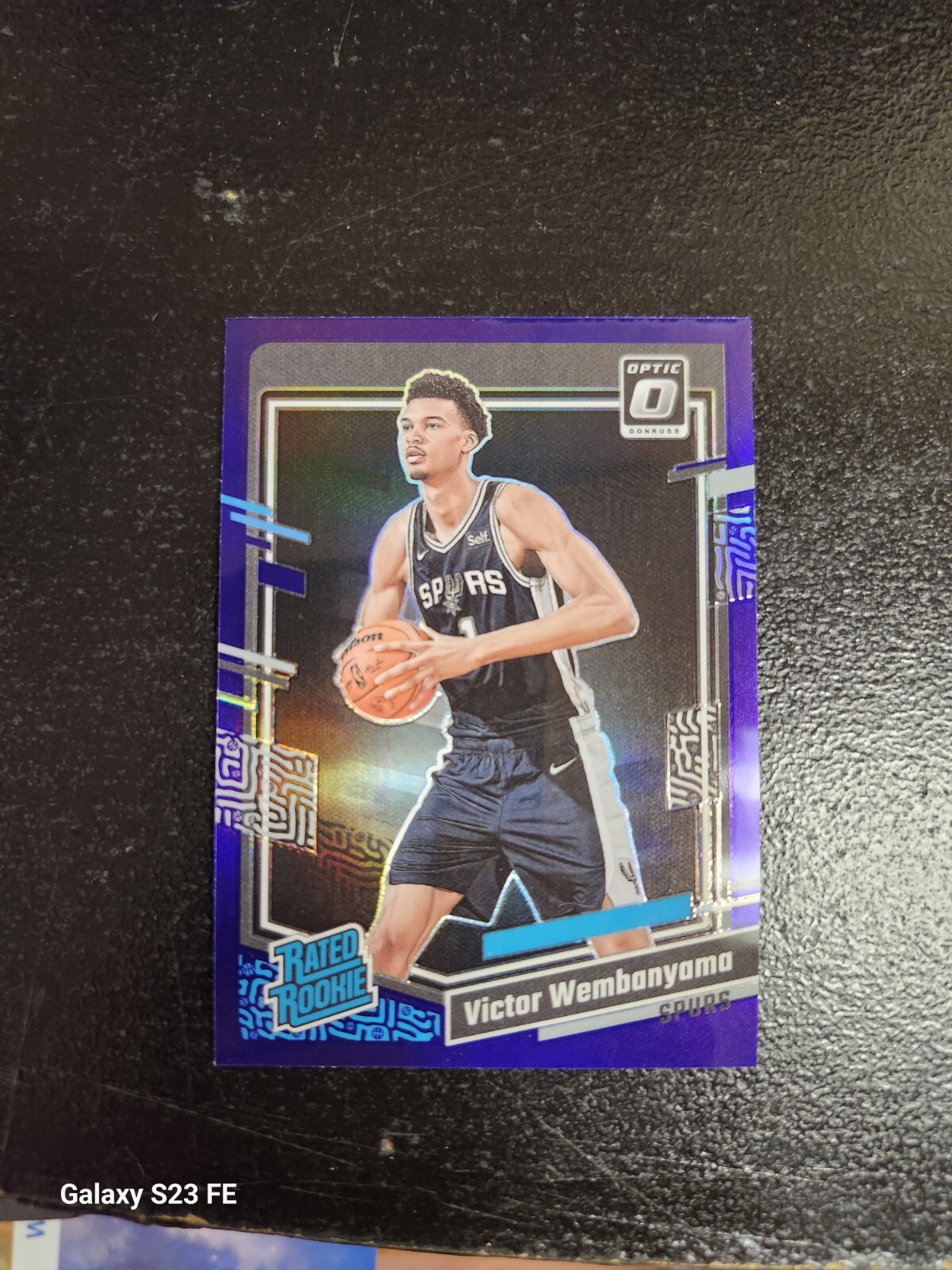 2023-24 Panini Donruss  Optic Victor Wembanyama Purple Holo Rated Rookie #225
