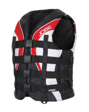 Jobe Progress 4 Buckle Vest Unisex Red/Black - SMALL