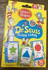 Geddes Dr Seuss Flash Clards Colors and Shapes 36 Cards Complete