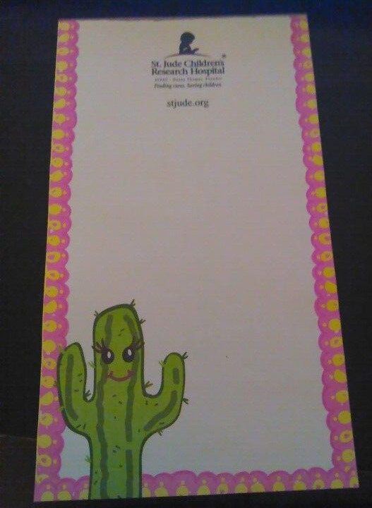 St. Jude Children's Research Hospital Note pad- different designs and 10+