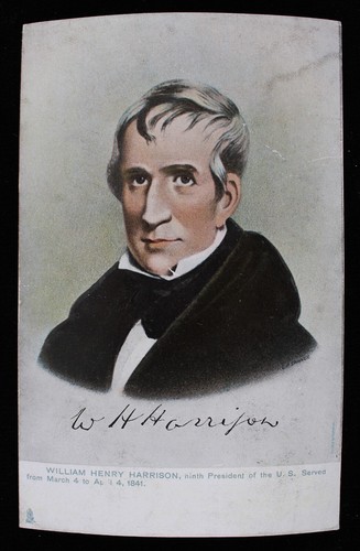 1900er William Henry Harrison 5,5" x 3,5" Postkarte