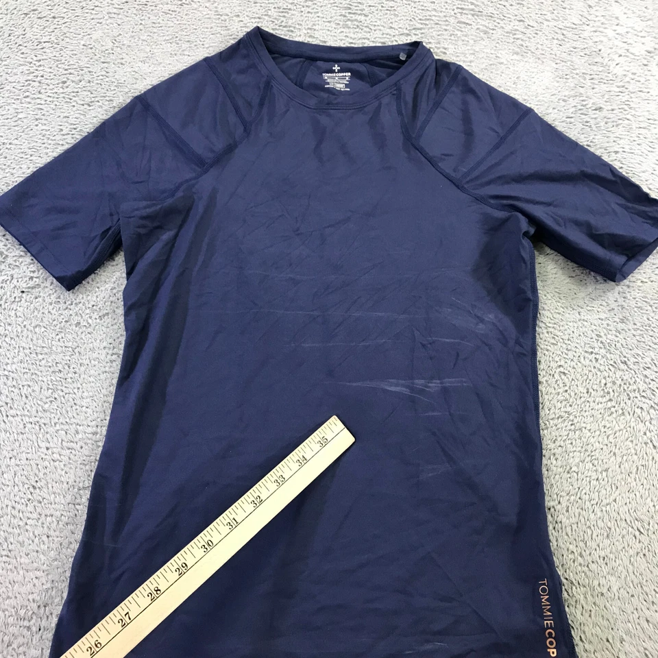 Tommie Copper Shirt Mens Medium Shoulder Centric Support Shirt Gym Workout Navy - Image 3 of 4