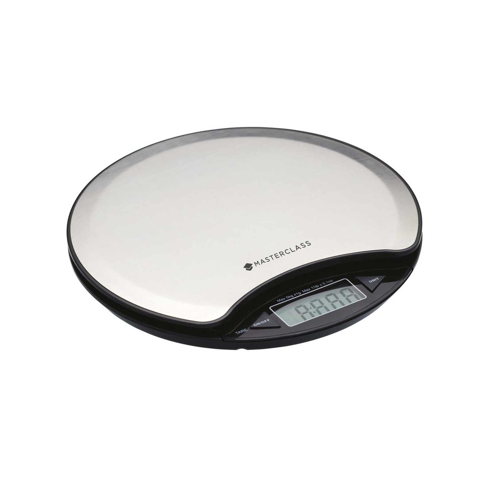 MasterClass Electronic Duo Round Kitchen Scales - Stainless Steel Kitchenware