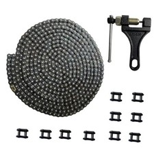 08B Roller Chain 20 Feet 480 Link with 10 Connecting Links for Chain Driven