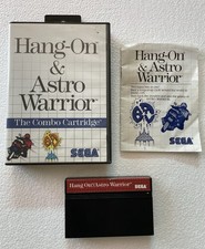Sega Master System Hang-On & Astro Warrior Complete CIB w/ Box, Manual, Tested