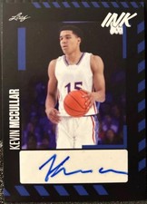 Kevin McCullar 2023 Leaf Ink Auto #BA-KMC Blue Auto Rookie Card Autograph ✍️. rookie card picture