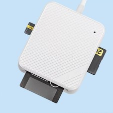 4 in 1 Type-C Smart Media M2 SD SM XD Memory Card Reader 4-Slot Adapter