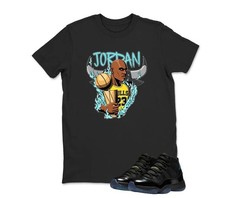 Shirt To Match jd 11 Gamma Sneaker Black Bull - jd BLACK/WHITE