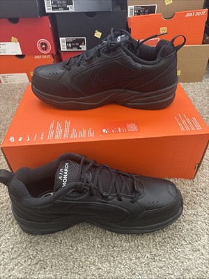 Size 9.5-Nike Air Monarch IV 4E Wide Black (416355-001)