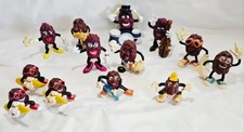 Lot Of 13 Vintage 1980s California Raisins Band, Surfing, Skating PVC Figurines