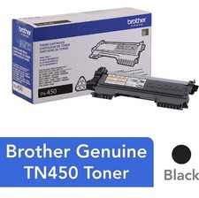 Brother TN-450 Black High Yield Toner Cartridge Genuine in New Sealed Box