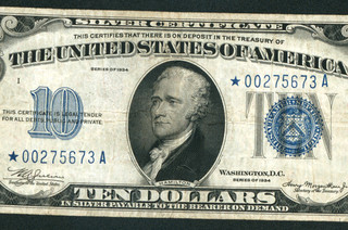STAR $10 1934 Silver Certificate PAPER CURRENCY AUCTION
