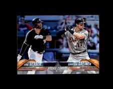 2018 Topps Update #US36 Mike Gerber / Grayson Greiner RC Tigers Rainbow Foil