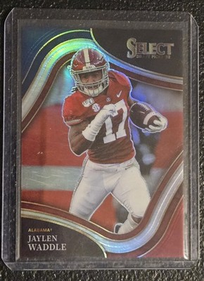 2022 Panini Select Jaylen Waddle  Tri-Color Prizm#d 1/199 First on Print Broncos