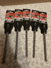 5X Milwaukee SDS Plus 4-Cutter 5/16 X 6” Carbide Bit Model # 48-20-7341