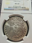 1900 O Morgan Silver Dollar NGC MS 64